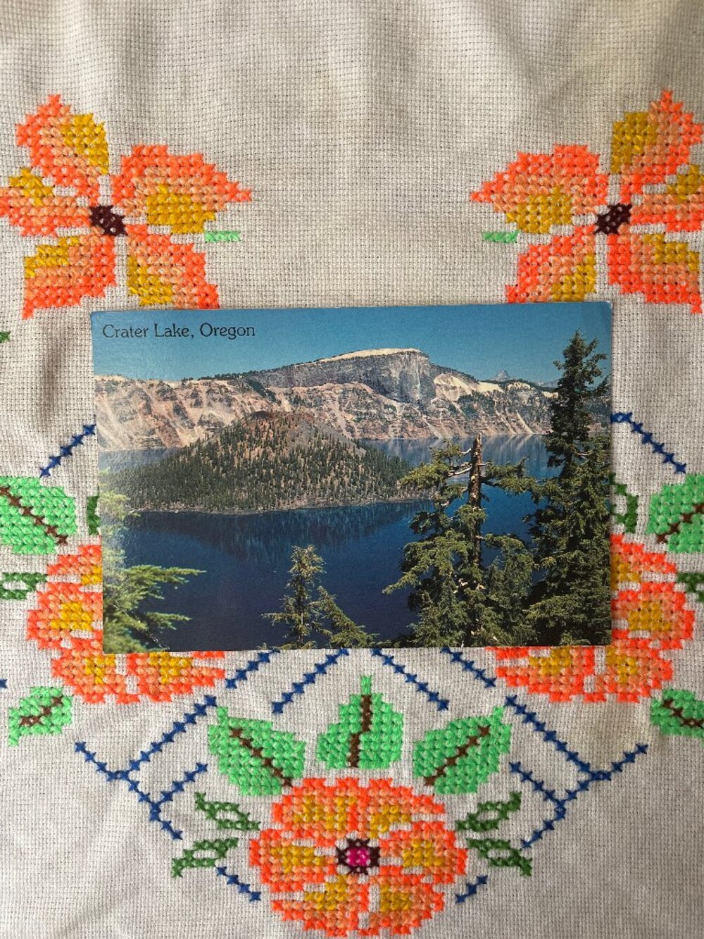 Vintage Crater Lake Post Card!